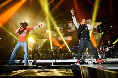 Jason Aldean and Ludacris at Sanford Stadium in Athens