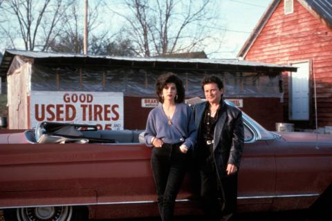 Marisa Tomei and Joe Pesci in My Cousin Vinny, filmed in Monticello, Georgia