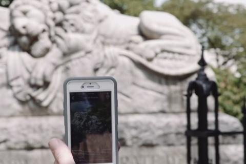 Learn about points of interest in Atlanta's Historic Oakland Cemetery with the mobile app.