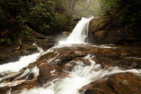 Raven Cliff Falls near Helen, Georgia
