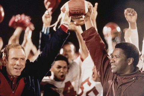 Will Patton and Denzel Washington in Remember the Titans
