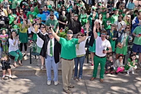 Savannah puts on the second-largest St. Patrick's Day parade in the United States