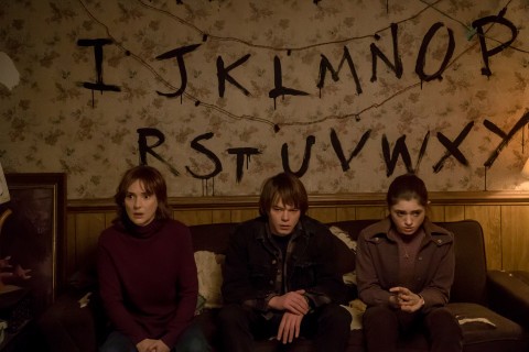 Winona Ryder, Charlie Heaton and Natalia Dyer in "Stranger Things