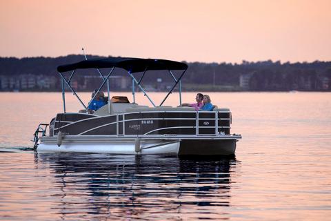 Sunset boat ride on Lake Oconee
