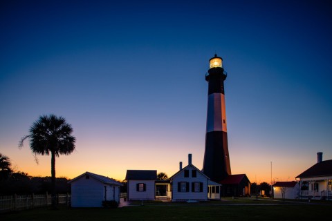 Tybee Island Lighthouse on Tybee Island, Georgia