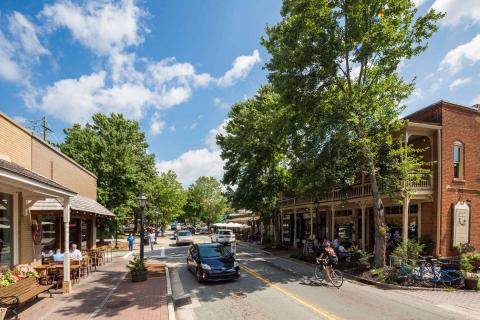 Canton Street in Roswell, Georgia