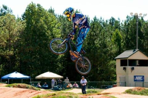 BMX rider at Sandy Ridge Park in McDonough, Georgia. Photo by Shane Matthews