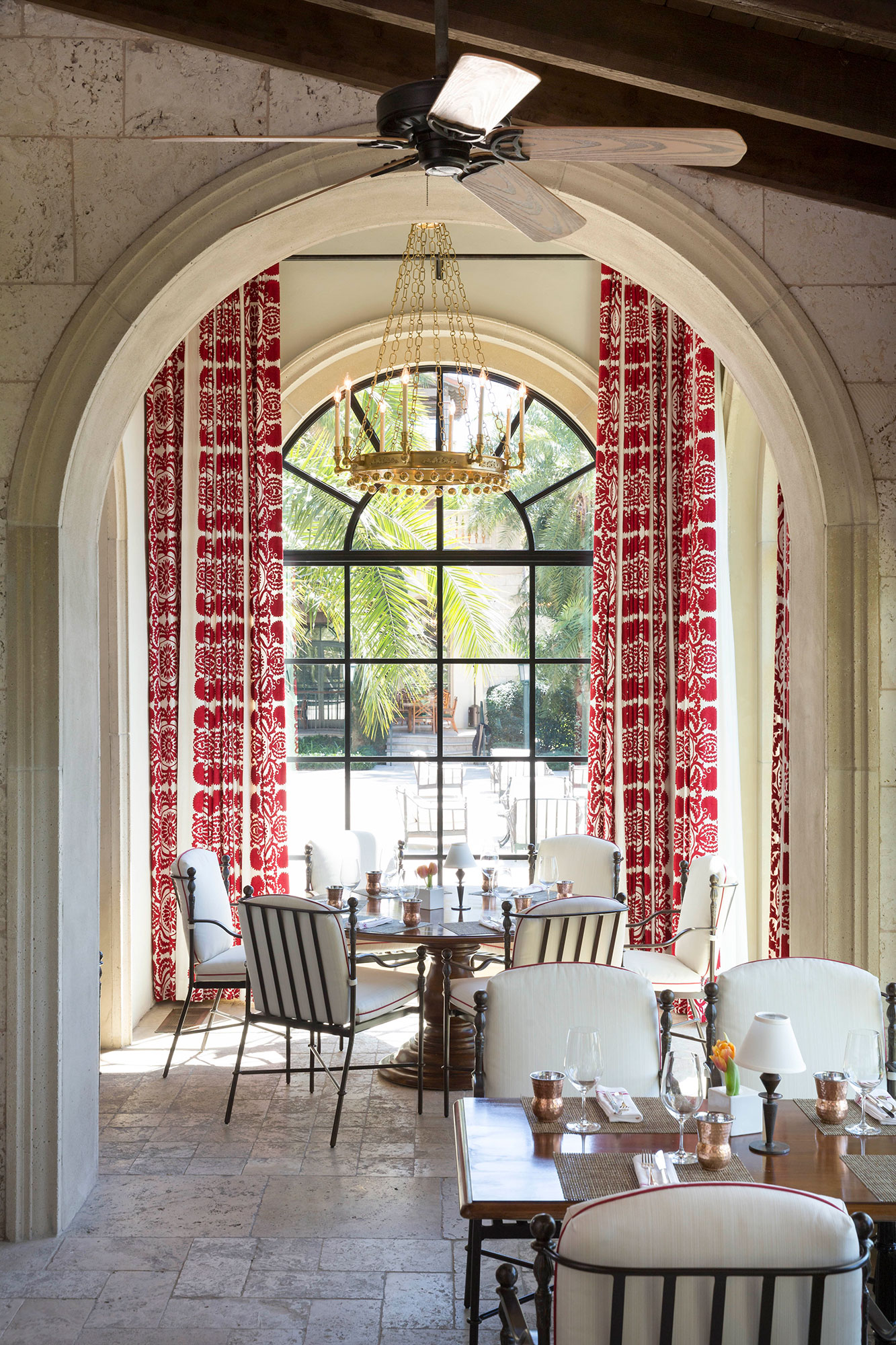Dining at Tavola at The Cloister on Sea Island, Georgia