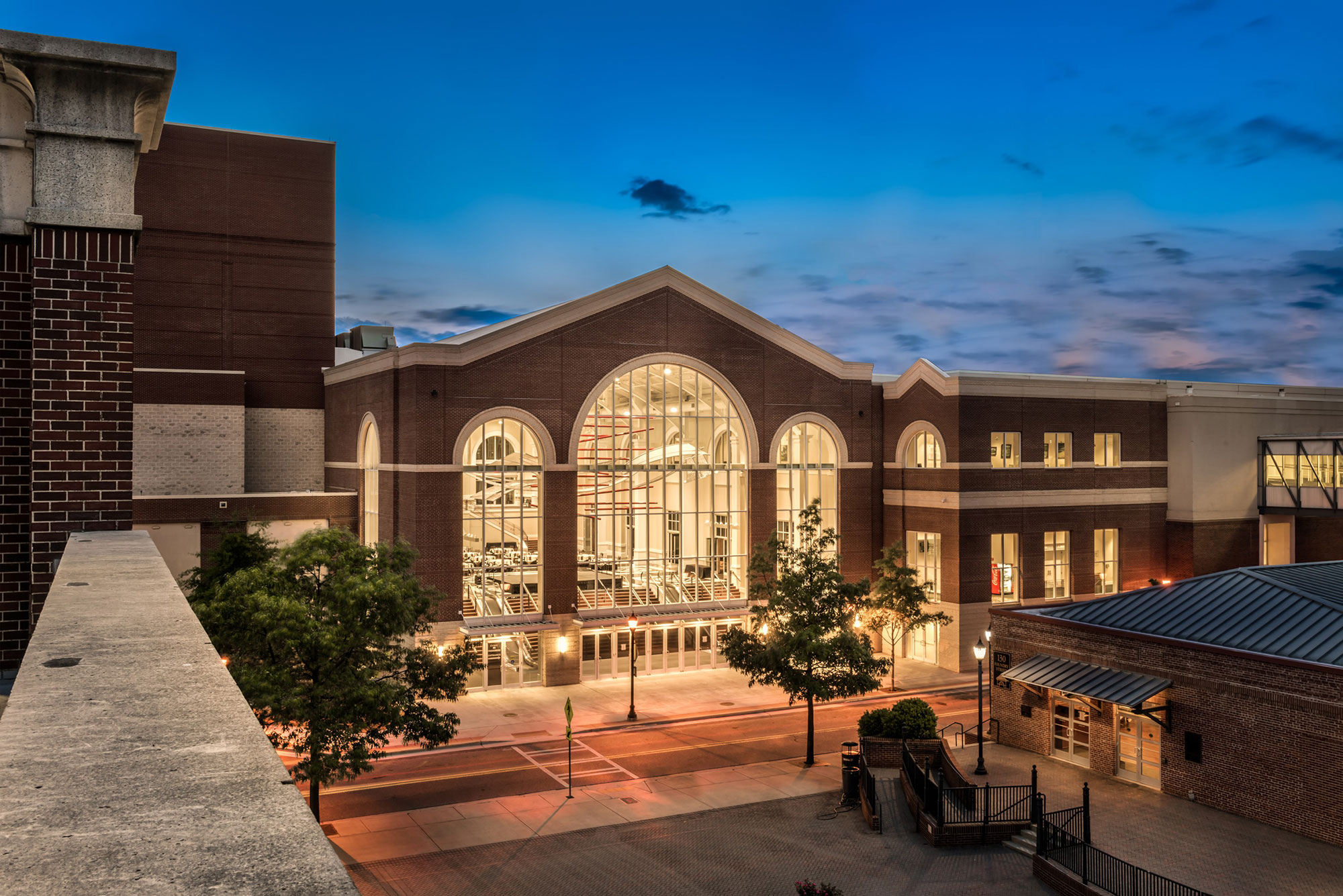 Exterior of The Classic Center in Athens, Georgia. Photo courtesy of The Classic Center