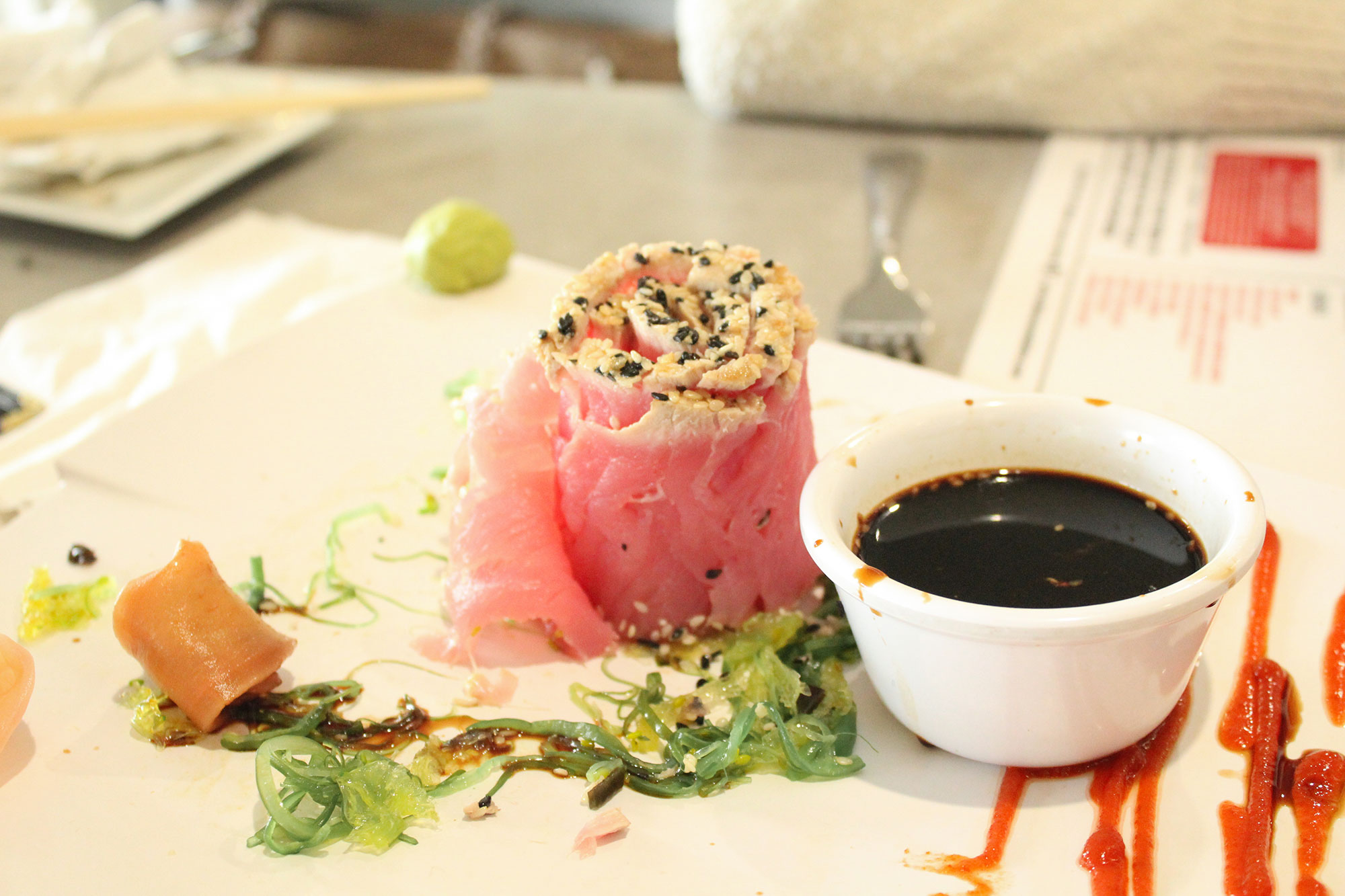 Ahi tuna at Lake Oconee Bistro in Eatonton, Georgia