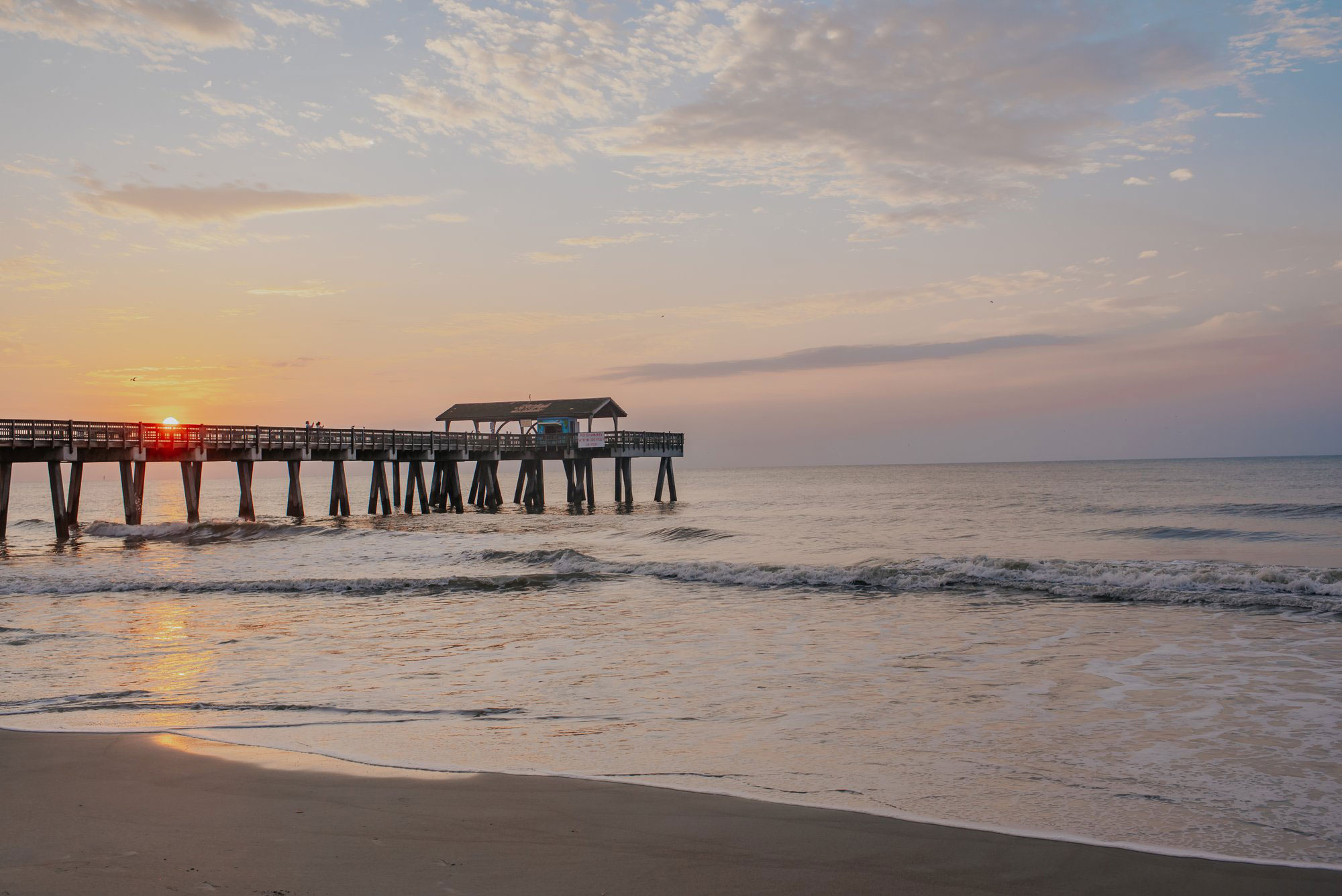 Tybee Pier on Tybee Island, Georgia