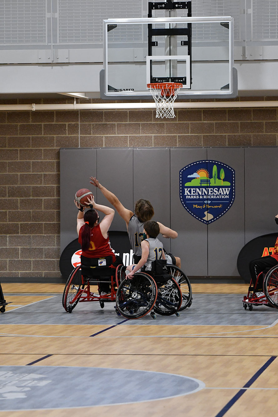 2022 Big Peach Slam Jam wheelchair basketball in Kennesaw, Georgia