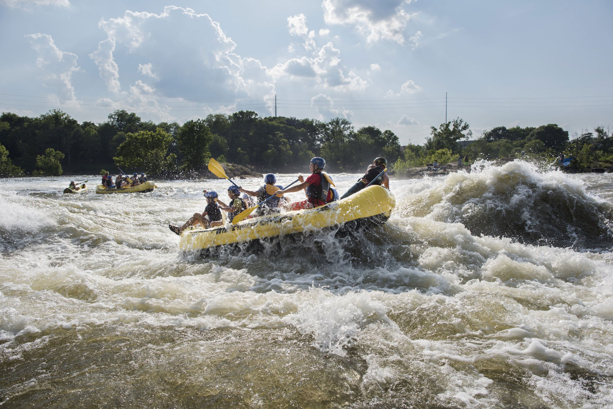 Rafting on the Chattahoochee River with Whitewater Express in Columbus, Georgia